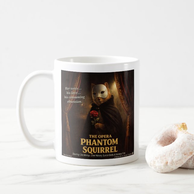 Operafantomekorrparodi Kaffemugg (Med munk)