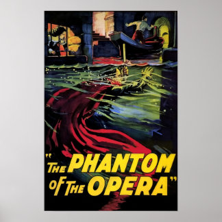 Operafantomens klassiska film från 1925 poster