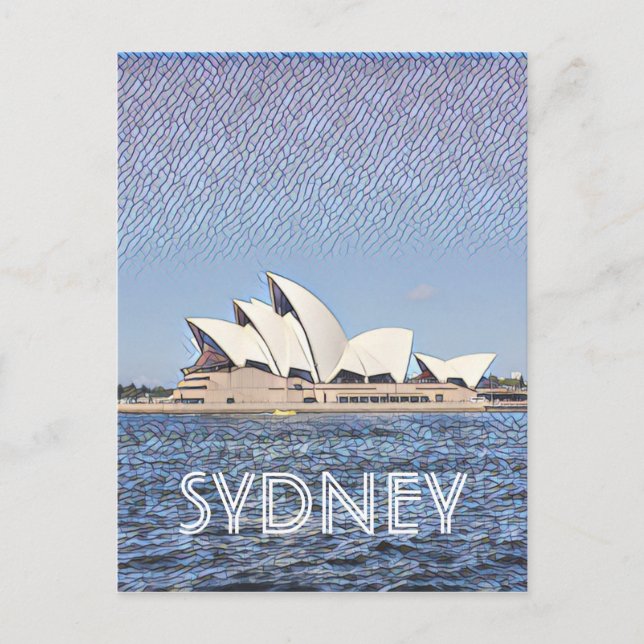 operaglans Sydney Vykort (Framsida)