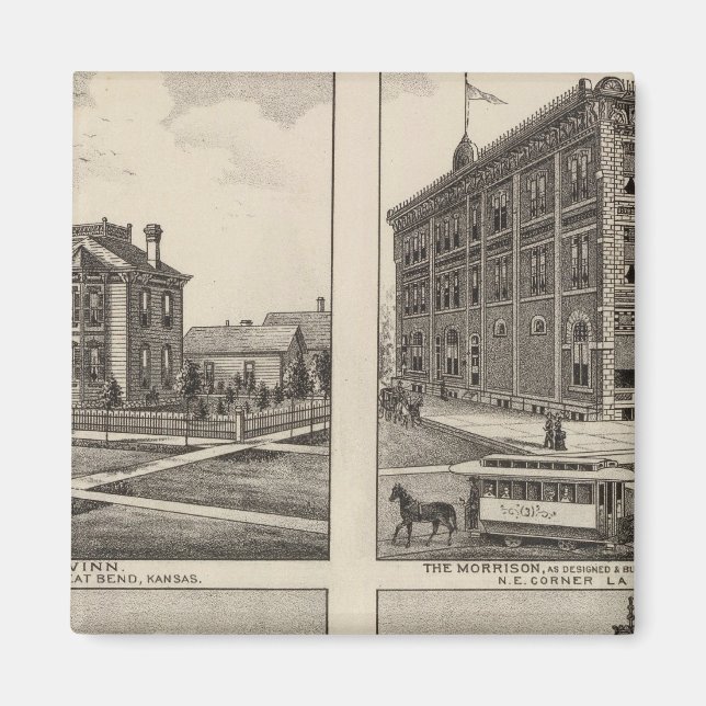 Operahus och bosättningar i Kansas Magnet (Framsidan)