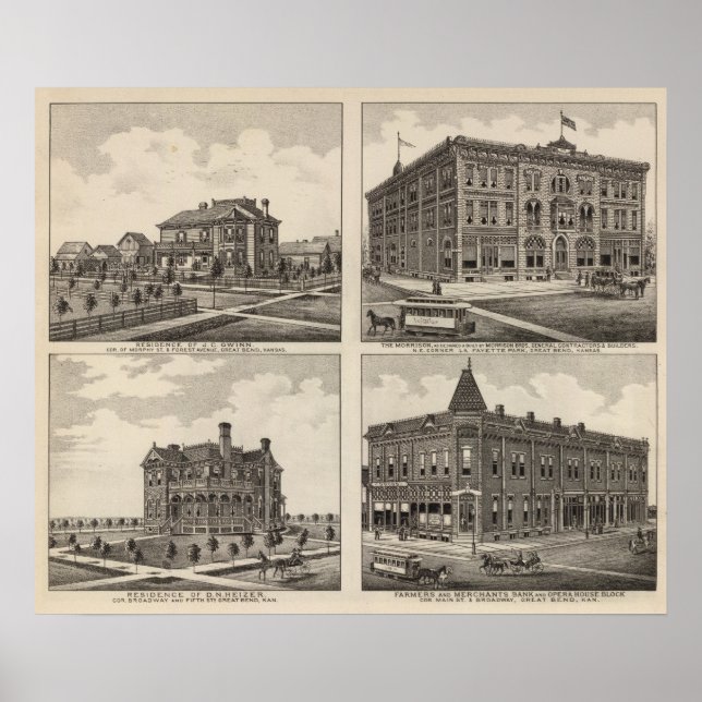 Operahus och bosättningar i Kansas Poster (Framsidan)