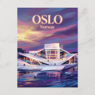 Operahuset i Oslo Norge Vykort