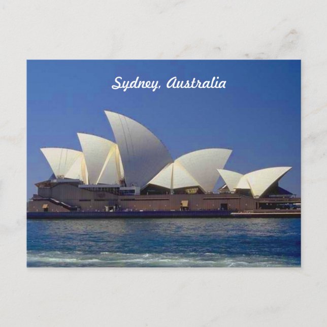 Operahuset i Sydney Australien Vykort (Framsida)