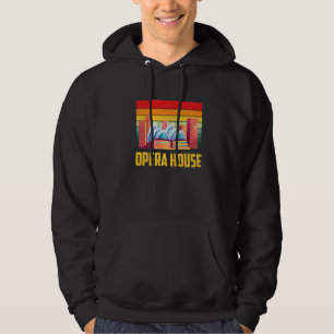 Operahuset Sydney Siluett Retro New South Wales A Hoodie