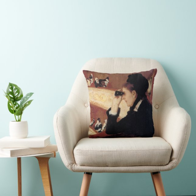 Operan av Mary Cassatt, Vintage Impressionism Kudde (Stol)