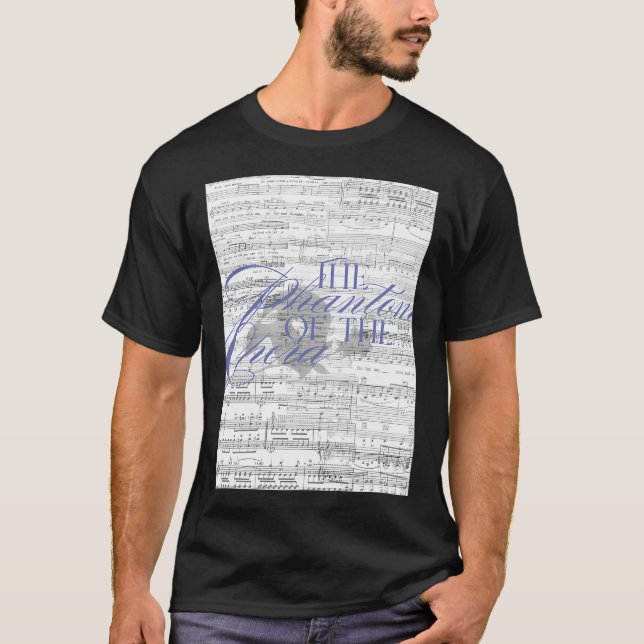 Operans Fantom Notblad Poster T Shirt (Framsida)