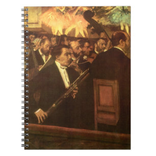 Operans orkester av Edgar Degas, Vintage Art Anteckningsbok