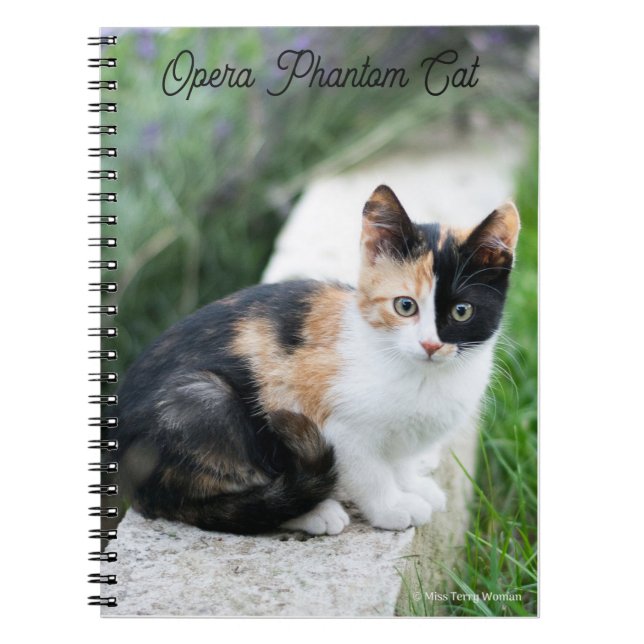 Operans spökkatt anteckningsbok (Framsidan)