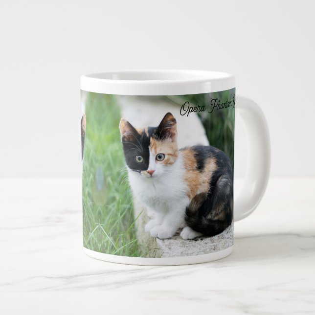 Operans spökkatt jumbo mugg (Framsida höger)