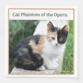 Operans spökkatt pappersservett