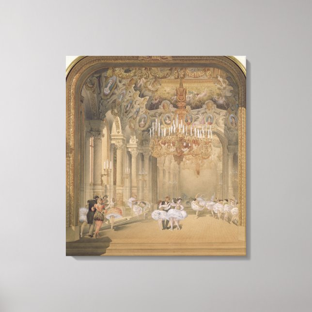 Operas Foyer under intervallet Canvastryck (Framsida)