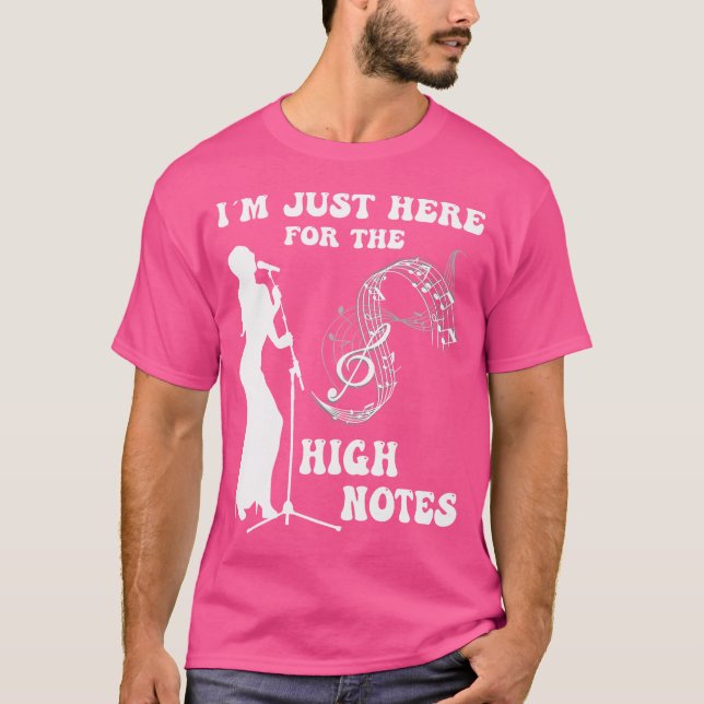 Operasångare i choklad eller teater t shirt (Framsida)