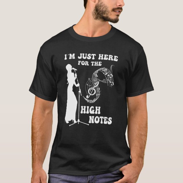 Operasångare i choklad eller teater t shirt (Framsida)