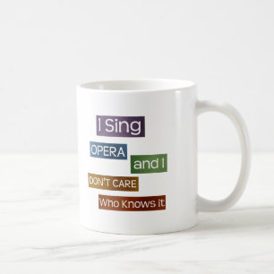 Operasångare Kaffemugg