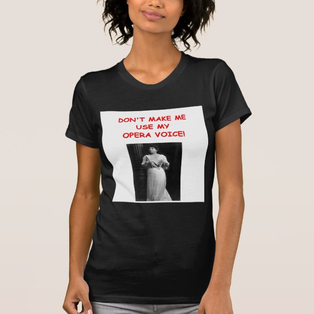 operaskämt tee shirt (Framsida)