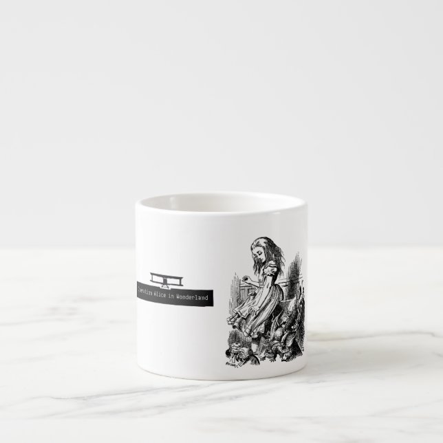 Operation Alice in Wonderland Alice im Wunderland Espressomugg (Framsidan)