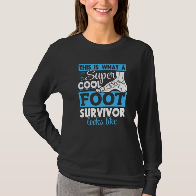 Operation av brutet fotled Fotkirurgi   T Shirt (Framsida)
