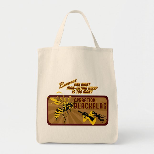 operation: BLACKFLAG Livsmedel Tote Tygkasse (Framsidan)