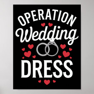 Operation Bröllop Dress Poster