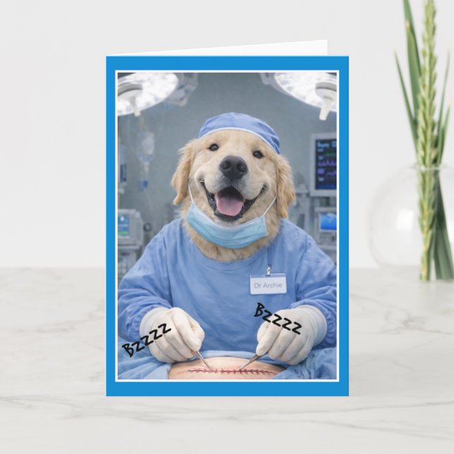 Operation Bzzzz Get Well Card SD-1 Kort (Framsida)