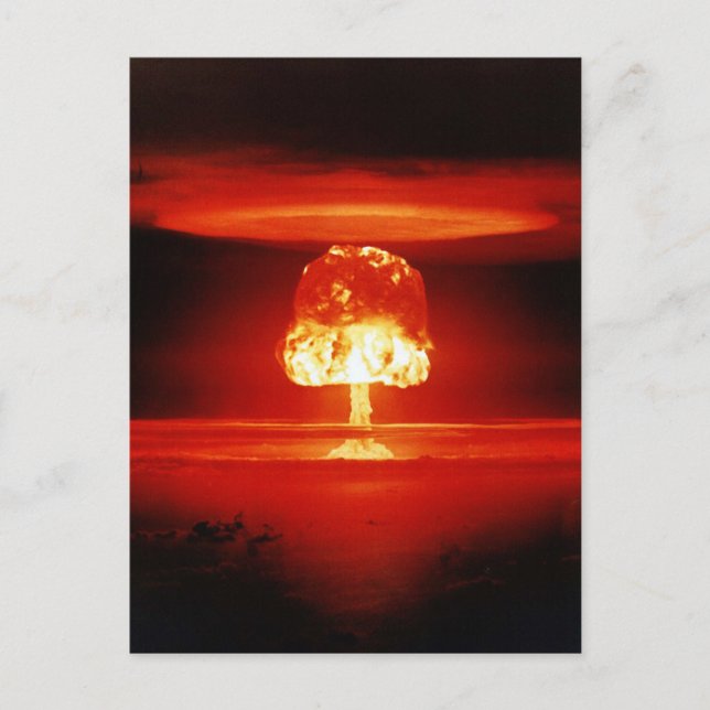 Operation Castle 11 Megaton ROMEO-händelse, atomat Vykort (Framsida)