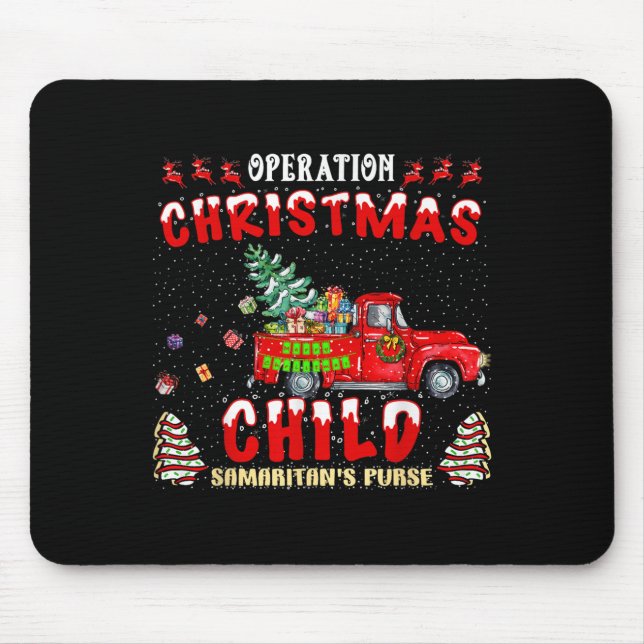 Operation Christmas Child Funny Family Matching Xm Musmatta (Framsidan)