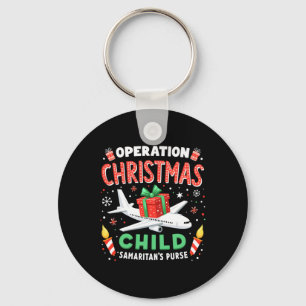 Operation Christmas Child Rolig Familj Matchande X Nyckelring