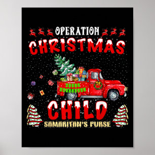 Operation Christmas Child Rolig Familj Matchande X Poster