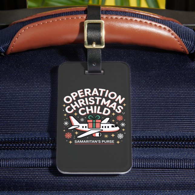 Operation Christmas Child Samaritan Purse  Bagagebricka (Framsida Insitu 2)
