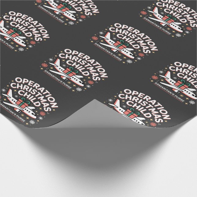 Operation Christmas Child Samaritan Purse  Presentpapper (Hörn)