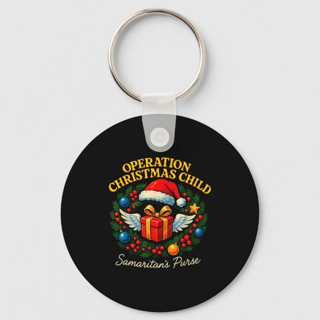 Operation Christmas Child Samaritan’s Purse Xmas D Nyckelring (Framsida)