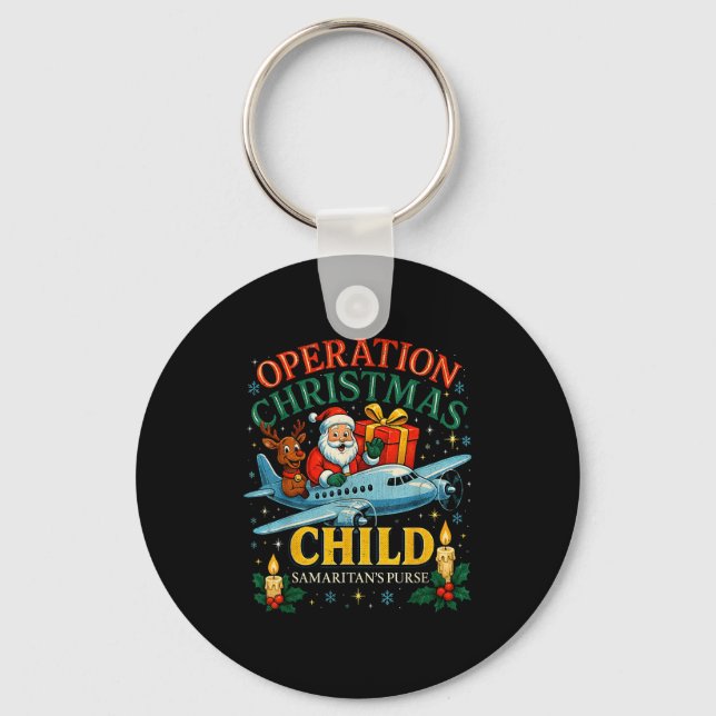 Operation Christmas Child Samaritan’s Purse Xmas D Nyckelring (Framsida)