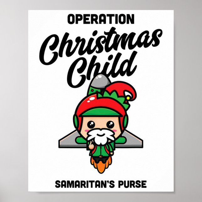 Operation Christmas Child Samaritan's Purse Jul Poster (Framsidan)