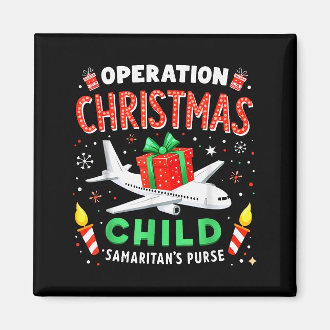 Operation Christmas Child Samariterpucken  Magnet (Framsidan)