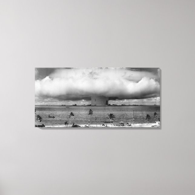 Operation Crossways Event Baker explosion 1946 Canvastryck (Framsida)