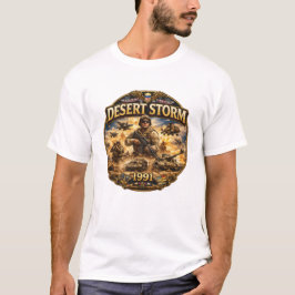 Operation Desert Storm 1991 Minnessköld  T Shirt