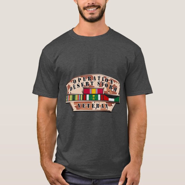 Operation Desert Storm T Shirt (Framsida)