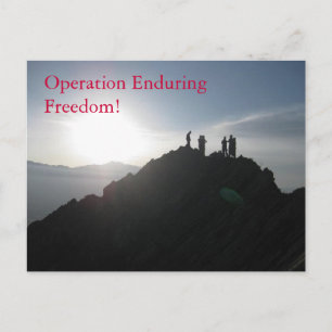 Operation Enduring Freedom! Vykort