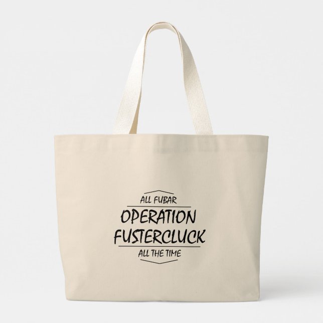 Operation Fustercluck Jumbo Tygkasse (Baksida)