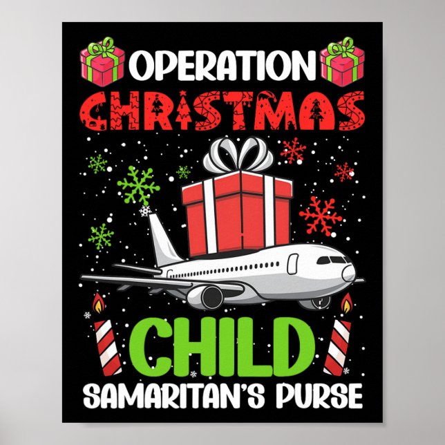 Operation God Jul Child Smaritans Purse Funny F Poster (Framsidan)