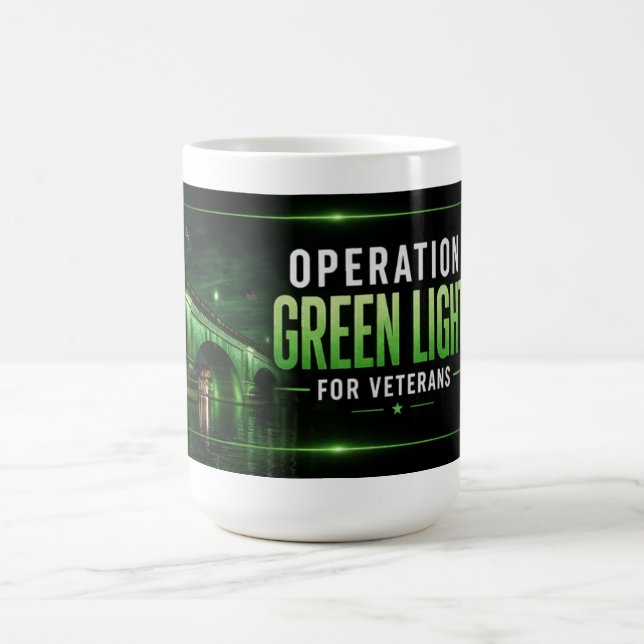 Operation Green Light for Veterans London Bridge Kaffemugg (Center)