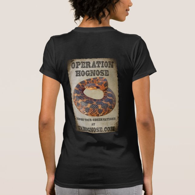 Operation Hognose -Virginia Herpetological Society T Shirt (Baksida)