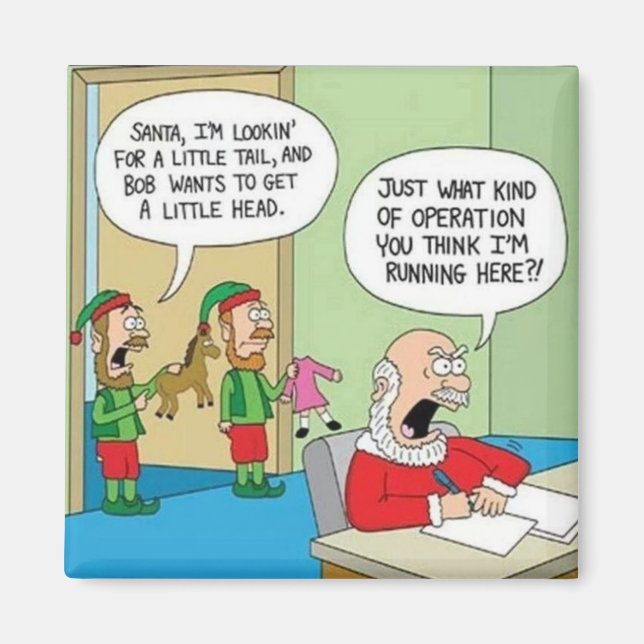 Operation i Santa Workshop Magnet (Framsidan)