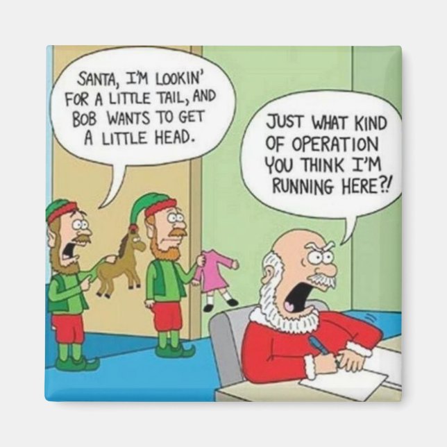 Operation i Santa Workshop Magnet (Framsidan)
