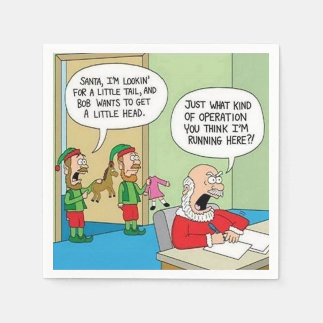 Operation i Santa Workshop Pappersservett (Framsidan)