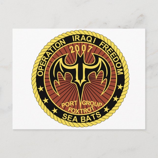 Operation Iraks frihet - Enduring Freedom Pates Vykort (Framsida)