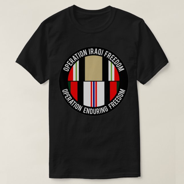 Operation Iraqi Freedom Seal  T Shirt (Design framsida)