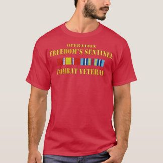Operation LISentinel OFS SVC Pub Combat Vet T Shirt