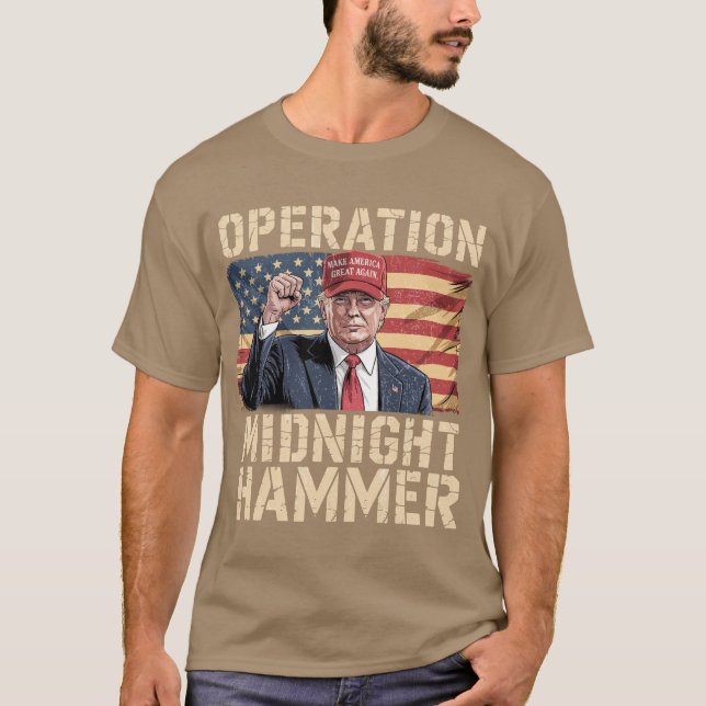 Operation Midnight Hammer (4) T Shirt (Framsida)