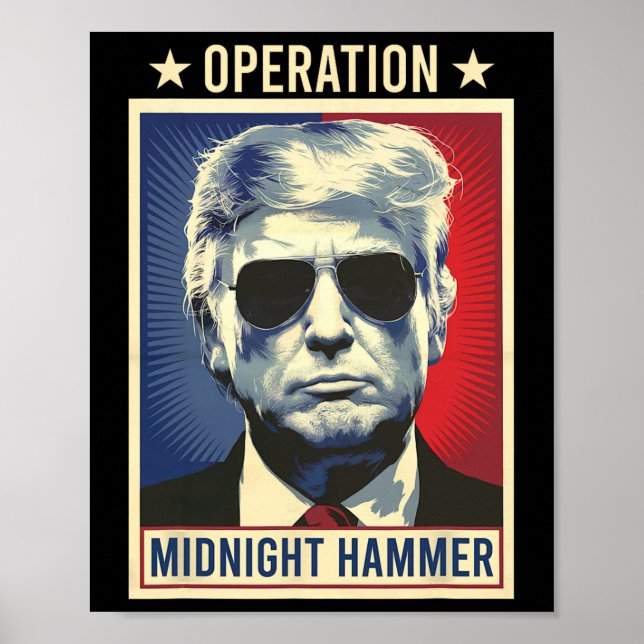 Operation Midnight Hammer Trump  Poster (Framsidan)